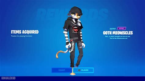 fortnite emo cat skin|fortnite all meowscles skins.